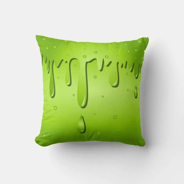 Monster Snot Green Slime Cushion (Front)