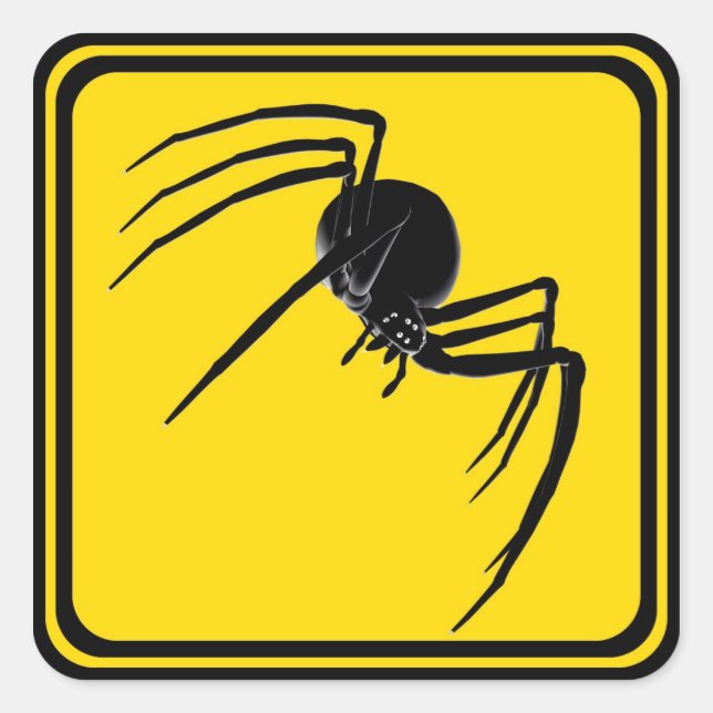Monster Spider Xing! Square Sticker (Front)