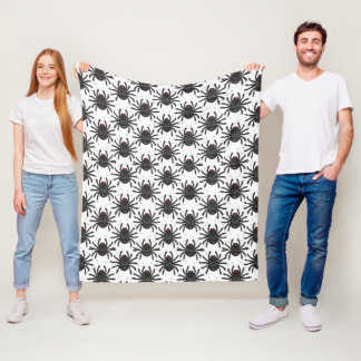 Monster Spiders Fleece Blanket