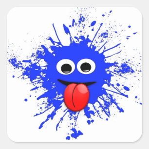 Monster Square Sticker