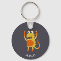Monster Stanley Custom Name Keychain