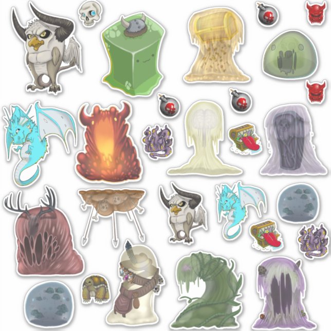 Monster Sticker Pack (Front)