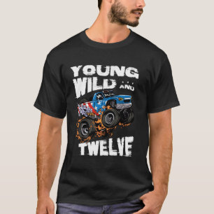Monster Truck 12th Birthday Boy Party - Young, Wil T-Shirt