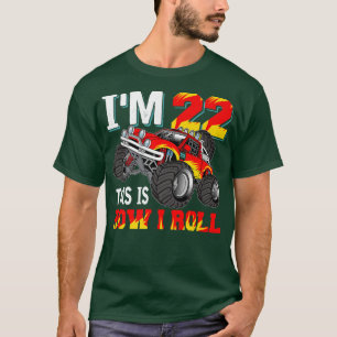 Monster Truck 22nd birthday boy 22 years old Birth T-Shirt