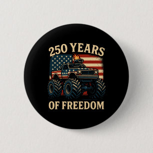 Monster Truck 250th Anniversary America July 4th P 6 Cm Round Badge