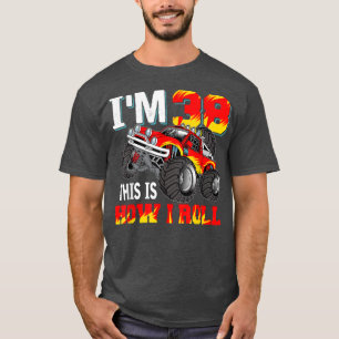Monster Truck 38th birthday boy 38 years old Birth T-Shirt