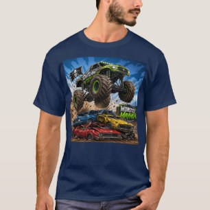 Monster Truck Action Graphic T-Shirt