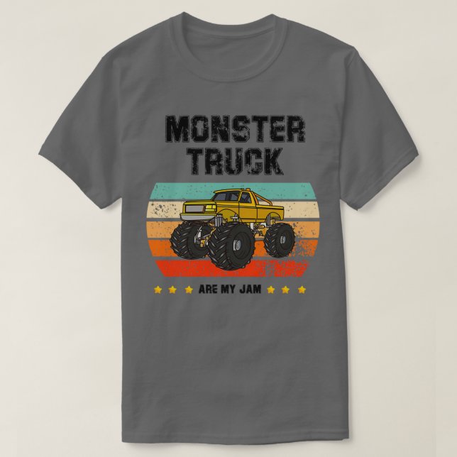 Monster Truck Are My Jam 20 T-Shirt (Design Front)