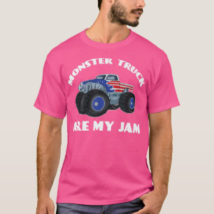 Monster Truck Are My Jam Cool Engines T-Shirt