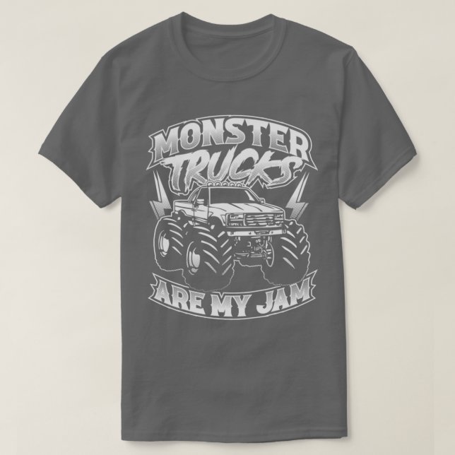 Monster Truck Are My Jam For Monster Truck Lovers  T-Shirt (Design Front)