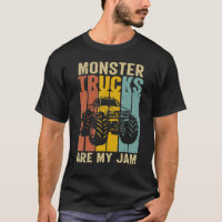 Monster Truck Are My Jam, Funny Birthday Party Sup