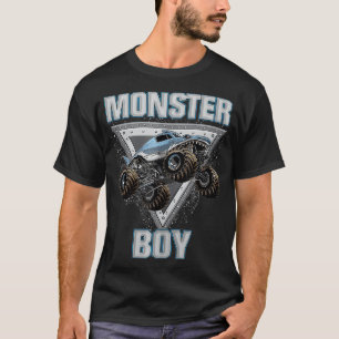 Monster Truck Are My Jam Monster Truck Boy  T-Shirt