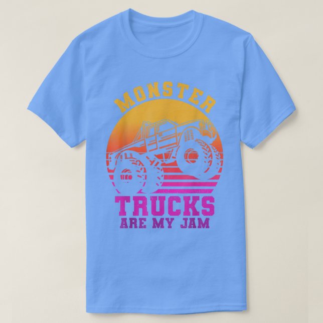 Monster Truck Are My Jam Shirt Monster Truck Lover (Design Front)