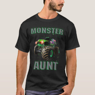 Monster Truck Aunt Monster Truck Are My Jam Truck T-Shirt