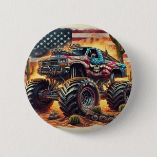 MONSTER TRUCK BADGE