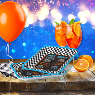 Monster Truck Bash Boy 10th Birthday Party Paper Plate