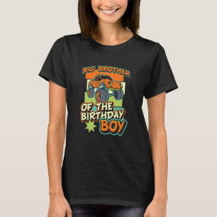 Monster Truck Big Brother Of The Birthday Boy For  T-Shirt