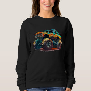 Monster Truck Big Style Truck  1 Sweatshirt