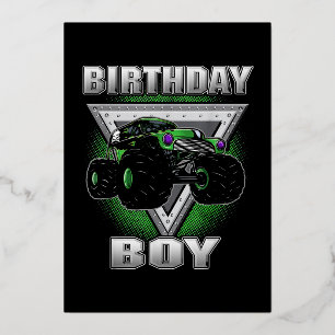 Monster Truck Birthday Boy