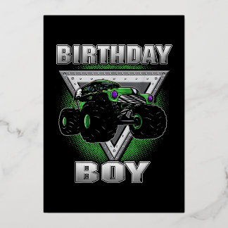 Monster Truck Birthday Boy
