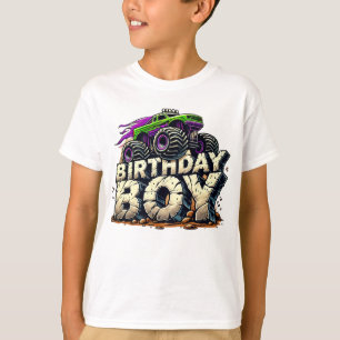 Monster Truck Birthday Boy T-Shirt