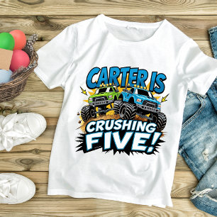 Monster Truck Birthday - Kids Race Car Party Baby T-Shirt