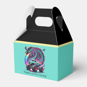 Monster truck Birthday party for boys Favour Box