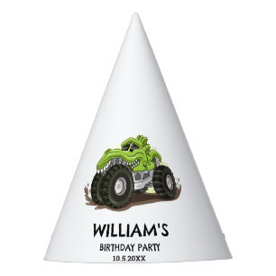 Monster Truck Birthday Party Minimal Boys Birthday Hat