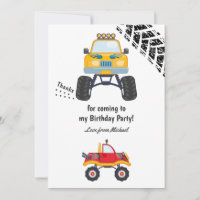 Monster Truck Birthday Party