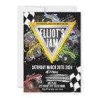 Monster Truck Birthday Racing Invitation