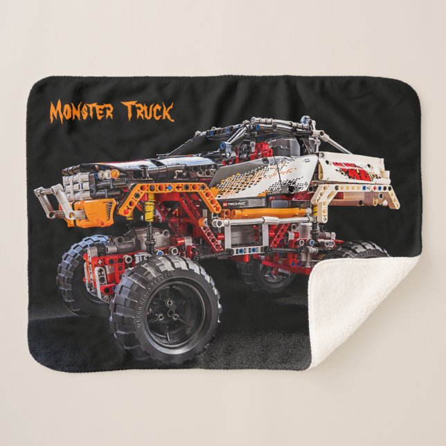 monster truck blanket (Front (Horizontal))