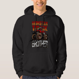 Monster Truck Brother Retro Vintage Monster Fathe Hoodie