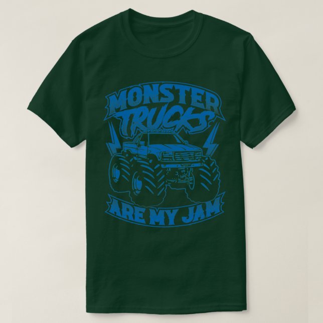 Monster Truck Car Lover Shirt Monster Jam Trucks C (Design Front)