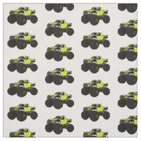 Monster truck cartoon illustration