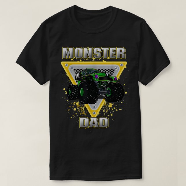 Monster Truck Dad 47 T-Shirt (Design Front)