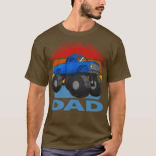 Monster Truck Dad 4x4 Mudding Truck Vintage T-Shirt