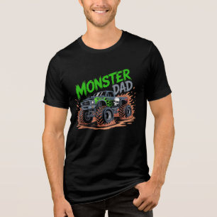 Monster Truck Dad Design, Family Matching Shirt G