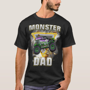 Monster Truck Dad Monster Truck Are My Jam Truck L T-Shirt