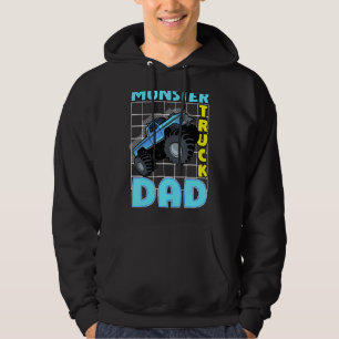 Monster Truck Dad Monster Truck Family Fans Hoodie