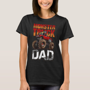 Monster Truck Dad  Retro Vintage Monster Father's  T-Shirt