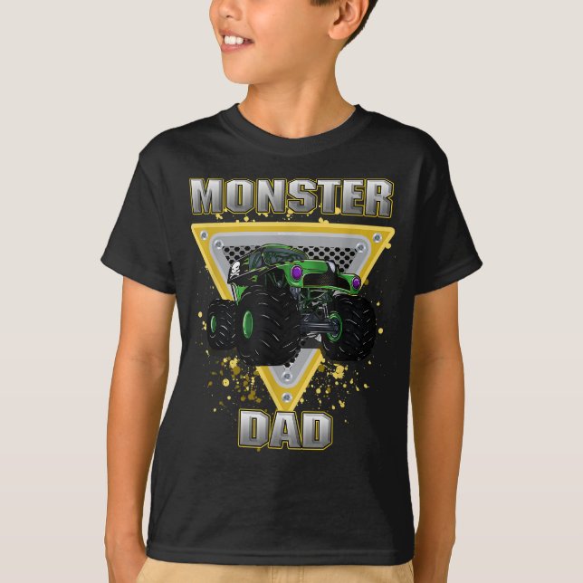 Monster Truck Dad T-Shirt (Front)