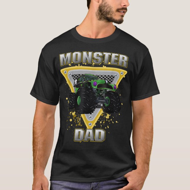 Monster Truck Dad T-Shirt (Front)