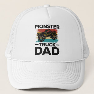 Monster Truck Dad Trucker Hat