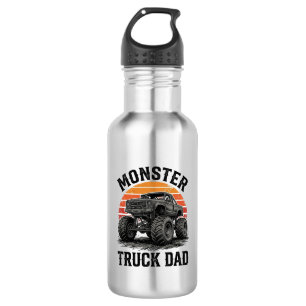 Monster Truck Dad Vintage Off Road Graphic_1 532 Ml Water Bottle