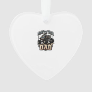 Monster Truck Dad Vintage Vector Shirt Design_1 Ornament