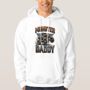 Monster Truck Daddy Vintage Engraving Shirt Design