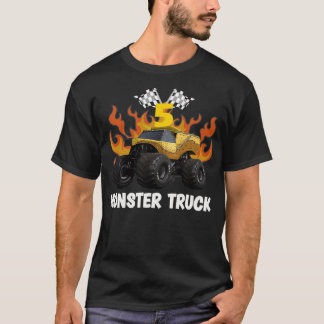 Monster Truck EarthShaker for Kids 5 Birthday Gift T-Shirt