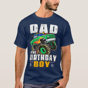 Monster truck family matching party dad of the bir T-Shirt