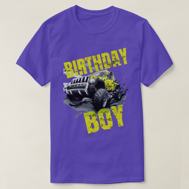 Monster Truck For Birthday Boy Cool Gift 2 T-Shirt (Design Front)