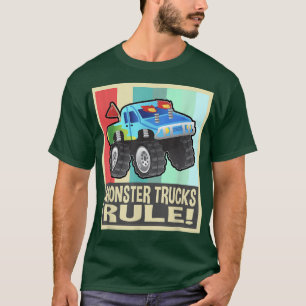 Monster Truck For Men Women Boys Girls Kids Appare T-Shirt